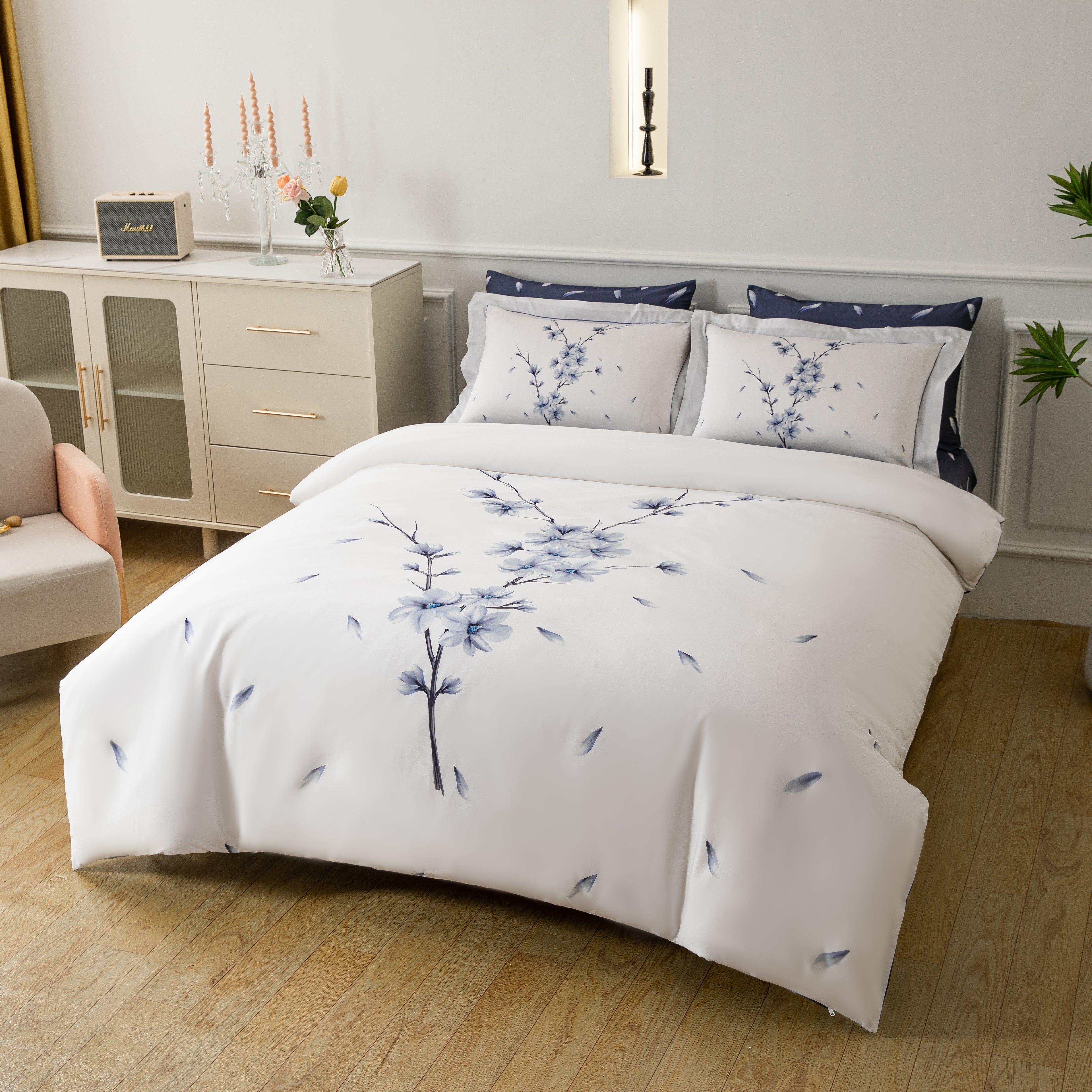 Winter Blossom Bed Linen Set