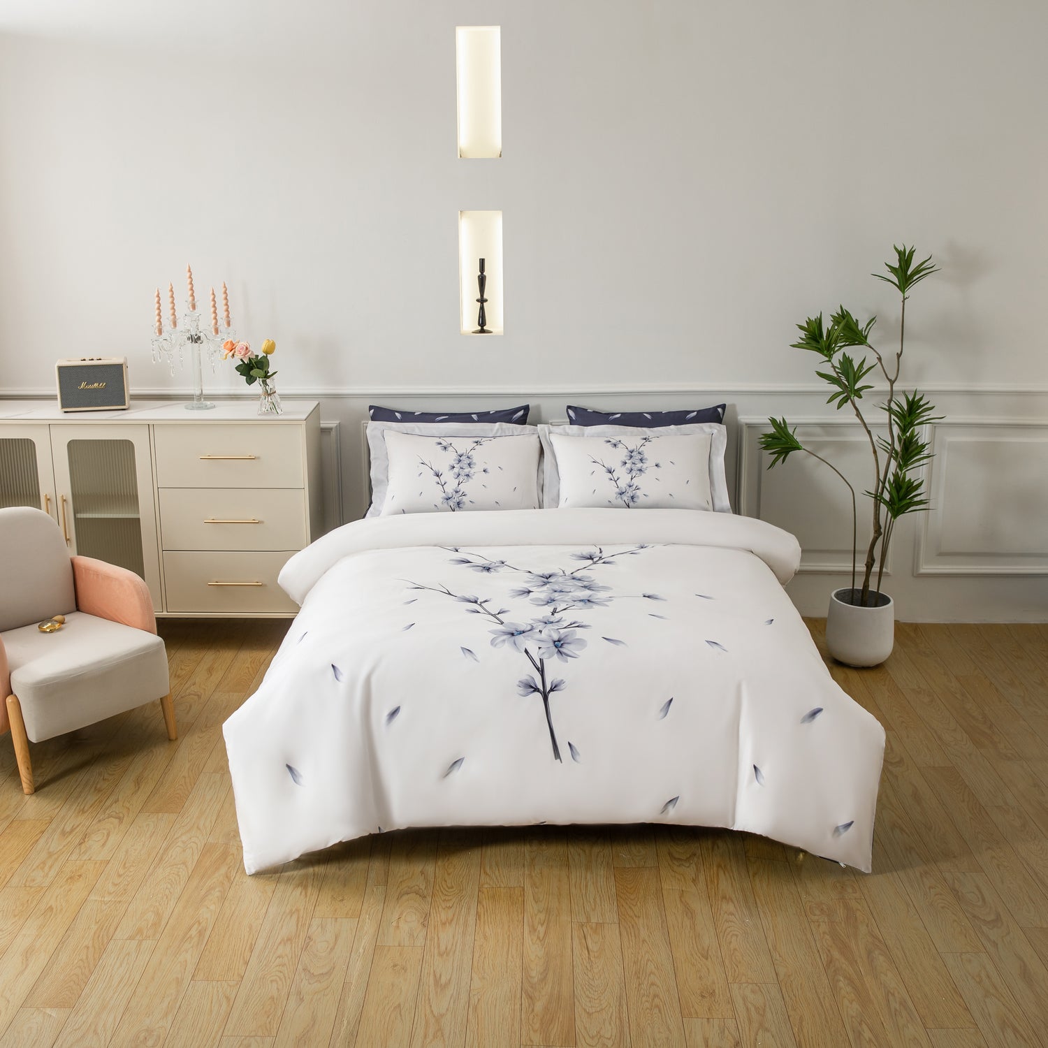 Winter Blossom Bed Linen Set