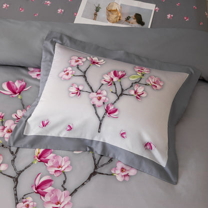 Pink Magnolias Linen Set